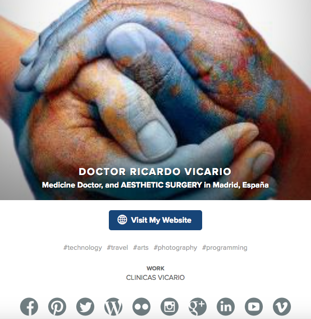 Doctor Ricardo Vicario About me